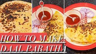 How To Make : Daal Paratha | Easy Daal Paratha Recipe |Grandmother Recipe |1st Video|Moon's Kitchen