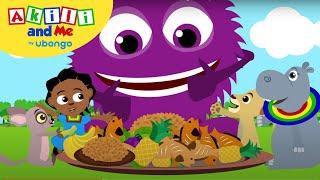 Episode 34: Nina the Creature Eats Everything.. | Episode of Akili and Me | Learning videos for kids