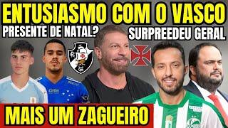 ÚLTIMA HORA! ENTUSIASMO COM O VASCO! MAIS UM ZAGUEIRO NA MIRA DA DIRETORIA! NENÊ SURPREENDE GERAL!