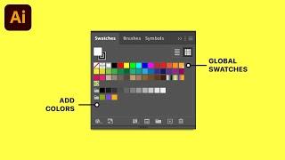 How to Add Color to Swatches in Illustrator (Tutorial)