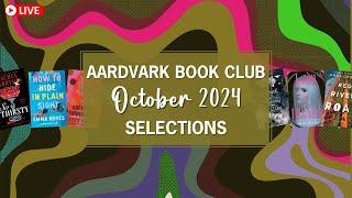 Aardvark Book Club Selections | October 2024