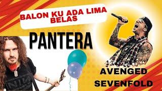 BALON KU ADA LIMA BELAS - PANTERA FT AVENGED SEVENFOLD COVER ( parodi live )