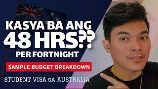 KAYA BA BAYARAN ANG TUITION FEE AT BILLS sa 48Hrs Trabaho as a Student in Australia l Update