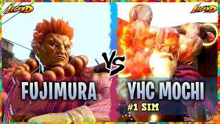 SF6 ▰ S2 ▰ Akuma ( Fujimura ) Vs. Ranked #1 Dhalsim ( YHC Mochi ) 『 Street Fighter 6 』