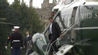 Obama meets Queen Elizabeth II at Windsor Castle