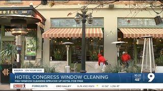 FREE Window Cleaning as Random Act of Kindness For Local Tucson, AZ Business (I)