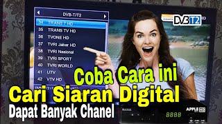 Cara Mencari Siaran yang Hilang Di set Top Box TV Digital