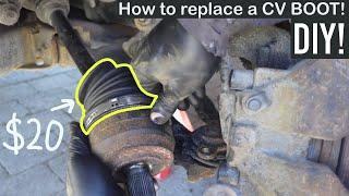 CV BOOT replacement. Easiest method!!