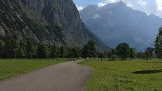 Großer Ahornboden from the Sylvenstein Lake (Germany & Austria) - Indoor Cycling Training