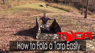 How to Fold a Tarp Easily