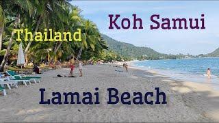 Exploring Koh Samui Lamai Beach and Lamai Road: A first person walking tour #lamaibeach #kohsamui