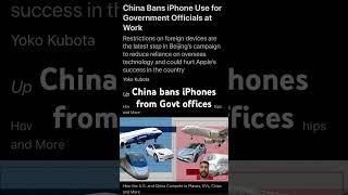 China bans iPhones from Govt offices #iphones #spying #currentaffair #chinese #surveillance #modi