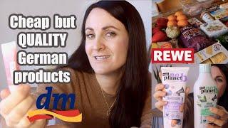 DM IN GERMANY HAS AMAZING (CHEAP) PRODUCTS!  DM drugstore + REWE supermarket haul