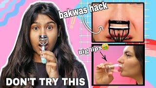 I Tested VIRAL beauty HACK to see if it's work | 5 minutes craft Hack | So bad experience