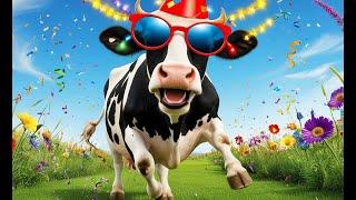 Funny Cow Dance 4 │ Cow Song & Cow Videos 2025