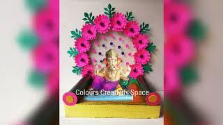 Ganapati Decoration Ideas 2021 By Colours Creativity Space