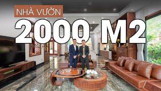 VỀ QUÊ BÁO HIẾU Xây "NHÀ VƯỜN TỰA ĐỒI" Rộng 2000m2 Tại Đô Lương - Nghệ An | NhaF