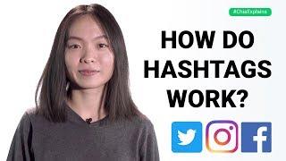 How hashtags work on social media: Twitter, IG, FB?