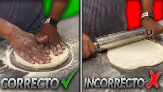 ¿Cómo ESTIRAR CORRECTAMENTE una PIZZA? *SIN RODILLO* | Pino Prestanizzi