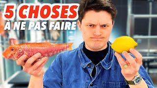 5 choses à ne pas faire quand on achète du poisson