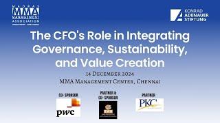 #Live: The CFO's Role in Integrating Governance , Sustainability and Value Creation