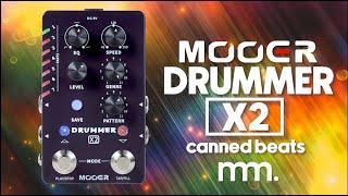 MusicMaker Presents - MOOER DRUMMER X2: A Clever Drum Machine - In A Pedal! @MooerAudioOfficial