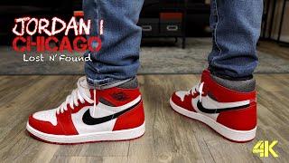 Jordan 1 Lost and Found On Foot 4K