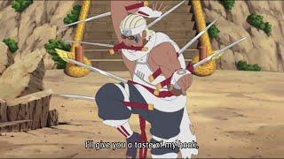 Sasuke vs killer bee, Sasuke first time use Amaterasu on eight tails (Eng sub)