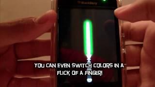 Lightsaber: The useless-entertaining blackberry app.