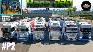 6 Man Convoy long journey #p2 - [1.53] -[Long Trip]- [Euro Truck Simulator 2]