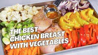 Easy Dinner in 25 Minute! Roasted CHICKEN BREAST & VEGETABLES. Recipe by Always Yummy!