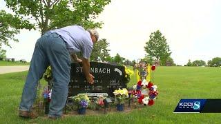 Iowa father spends emotional Father's Day at son's grave