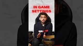 5 Ingame Settings of Esports Players || Tips and Tricks Day 7