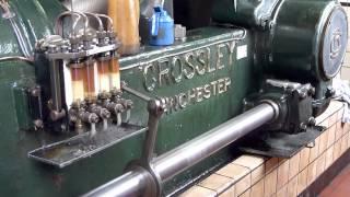 1930 Crossley 126HP diesel engine in pumping station "De Antagonist"