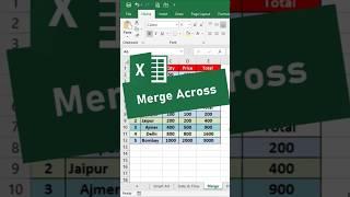  Master "Merge Across" in Excel! 