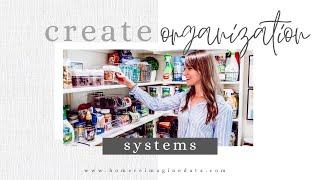 How To Create An Organization System In Your Home & Stick To IT! 