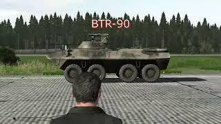 Russian BTR armored vehicles on the Ukrainian battlefield | Русский БТР | Ukraine War | ArmA 2