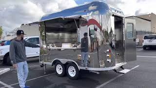 Food Trailers Cheap Mobile Food Truck Taco Coffee Cart BBQ Concession Trailers Catering Hot Dog Cart