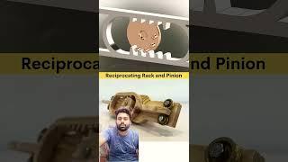Reciprocating Rack and pinion #automobile #3d #solidworks #mechanical #cad #tech #autocad2d #cnc