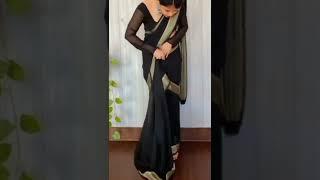 Bollywood style saree  ||How to Wear nivi saree draping