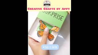 Magical  DIY Flying butterfly  gift  tutorial #subscribe #diy #craft#cutegiftidea #tutorial