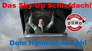 Das Sky-up Aufstelldach. 2. Etage im Kastenwagen. So einfach kommt ihr zu mehr Raum.