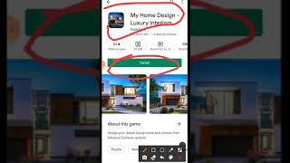 My home design Luxury interiors games install karo short video