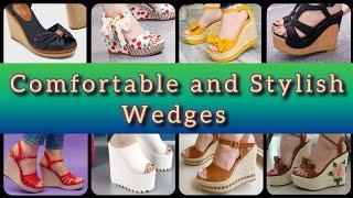 Most Comfortable Wedges Design || Stylish Wedge Heels #wedges #shoesdesign