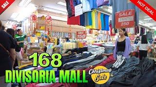 [4K] 168 DIVISORIA MALL - PRE-CHRISTMAS TOUR 2024