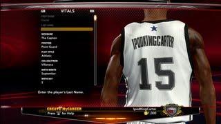 NBA 2K13 MyCAREER - The Creation of David IpodKingCarter Feat. Athletic PG "Mr. Break Yo Ankles"