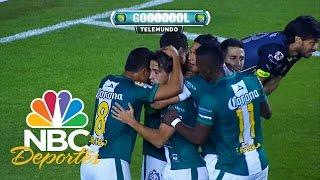 Gol de Matías Britos - León 2-0 Santos | Fútbol Estelar | NBC Deportes