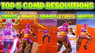 Best 5 Stretched Resolutions in Fortnite Season 3! (INSANE FPS BOOST)