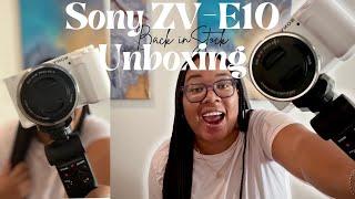 Sony ZV-E10 Unboxing | Back in stock!