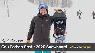 Kyle's Review-Gnu Carbon Credit Snowboard 2020-Snowboards.com